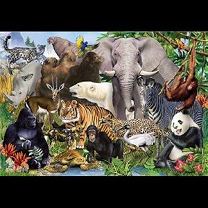 Adult 1000 piece wild animal puzzle